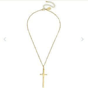 Elegant Gold Cross Necklace